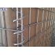 Collapsible Metal Gabion Box Security Barrier 300gsm Sand Color OEM Service