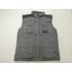 winter vest,  warm waist coat, UK style, olive, S-3XL, padding with corduroy shoulder
