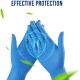 Blue Examination Medical Nitrile Gloves Food Grade Puncture Resistant
