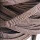 Brown Braided Polyester Rope With PE Rattan Heat Resistant Eco Friendly