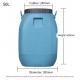 Customized HDPE Plastic Container Square 50L With Screw Lid Handle