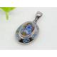 Italian Murano Glass Oval Necklace Pendants 1200031