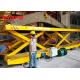 Crane Work Hydraulic Lifting Transfer Cart With Large Table Electric Power