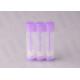 5g Purple Plastic Lip Gloss Tubes Round Shape Clean Cosmetic Tubes