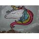 Two Sides Reversible Sequin Pillow Unicorn Printing Pillow Cases For Sofa And Home Decoration