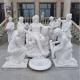 Marble Apollo Sculpture Natural Stone Apollo Bath Statues Life Size Greek God Garden Decoration Outdoor Spot Goods