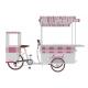 3 Wheel Street Mobile Snack Cart Convenient For One Person Operatin