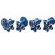 NMRV075 Double Worm Gear Reducer 50:1 Ratio For 110mm BLDC Motor