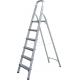1.0-1.7mm 6 Step Aluminium Step Ladder 6063 87-120cm