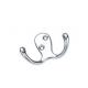 Zinc Alloy Old Style Decorative Metal Coat Hooks For Hanging Silver Color