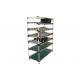 Modular Food Storage Steel Pipe Rack With 1.2mm Thickness Pipe , Adjustable