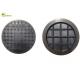 Heavy Cast Iron Manhole Cover Round Composite Well Lid Rain Grate With Frame