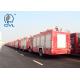 12m3 Fire Fighting Truck , Fire Engine Truck Red And White Color