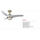42 Inch Dimmable Remote Control Ceiling Fan 3 Bright White ABS Blades