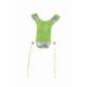 Yellow Running Reflective Vest With Pocket Hook And Loop Closure