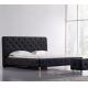 luxury modern leather bed B1077