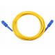 Duplex Fiber Optic Patch Cord Single Mode Low Insertion Loss And Return Loss