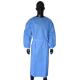 Medical Grade Non Woven Disposable Isolation Gown With Knit Cuff