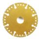 125mm Diamond Slotted Blade Disc Vacuum Brazed Cutter for Marble Stone Slab Edge Grinding