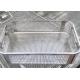 Stainless Steel Surgical 316L Instrument Sterilization Baskets Cleaning Tray