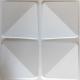 Durable White 3D PVC Wall Panels , Panels Interior Wall Coverings For Home Decorative