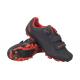 Red Black 28cm MTB Cycling Shoes For Racing And Riding