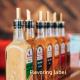 Customized Self Adhesive Label Stickers for Beverages Condiment Bottle Labels for Your Customer s Requirements