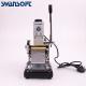SWANSOFT 220V/110V Manual Gold Hot Foil Stamping Machine Tipper Machine,Card Tipper for Leather, PVC Card