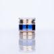 50ml Glass Cream Jar Deep Blue And Shimmering Gold Gradients For Face Care