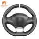 Hand Stitching Custom Black PU Leather Steering Wheel Cover for Peugeot 308 SW 2013-2021