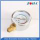 Small Diameter General Pressure Gauge With Colored Dial - 0.1~0~40MPa