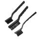 Black Nylon Fiber ESD Antistatic Brushes For Industrial