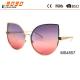 Fashion personality sunglasses ,made of stainless steel ,suitable for women