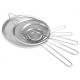 20cm Diameter Stainless Steel Fine Mesh Strainers With Wide Resting Ear