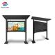 Pillar Stand Outdoor LCD Digital Signage Display Size 64.95 X 36.53 For All Weather