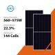 560W 565W Canadian Solar Panel 570W 575W Half Cut Monocrystalline Solar Panel