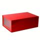 Custom Recycled Red Cardboard Shoe Boxes with PP Plastic Clear Window