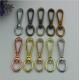 Customized all kinds of color cheap zinc alloy metal round 15 mm snap hook for sling bag