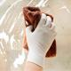 White Disposable Latex Gloves Lightly Powdered Rubber Cleaning Gloves 100 Pcs/Box