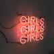 Pink Personalized Neon Light Letters Girls Girls Girls 7.5kv Home Decor