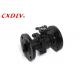 Carbon Steel Flanged Ball Valve with PTFE Seat Corrosive Medium