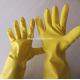 Hot Sale Yellow Color Latex Household Gloves