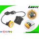 CREE LED Mining Hard Hat Led Lights 10000Lux With Low Power Warning Function