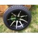 12 Chrome Wheel and Kenda ProTour 205/35R12 Golf Cart Tire No Nuts