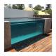 80MM Thick Clear Acrylic Swimming Pool Wall Customized Size Transparent Glass Panel