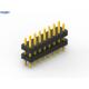 Gold Flash 10 Pin Header Connector , Dual Row Break Away Headers