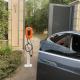 3 Phase Commercial EV Charger Point 400V 22kW With LED Display