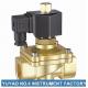 Two Way Brass Air Operated Solenoid Valve , 2 Inch Water Solenoid Valve