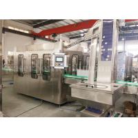 Beverage Glass Bottle Filling Machine , High Speed Pulp Juice Filling Machine
