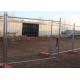 Hot dip galvanized removable temporary  fencing crowd control barriers panels